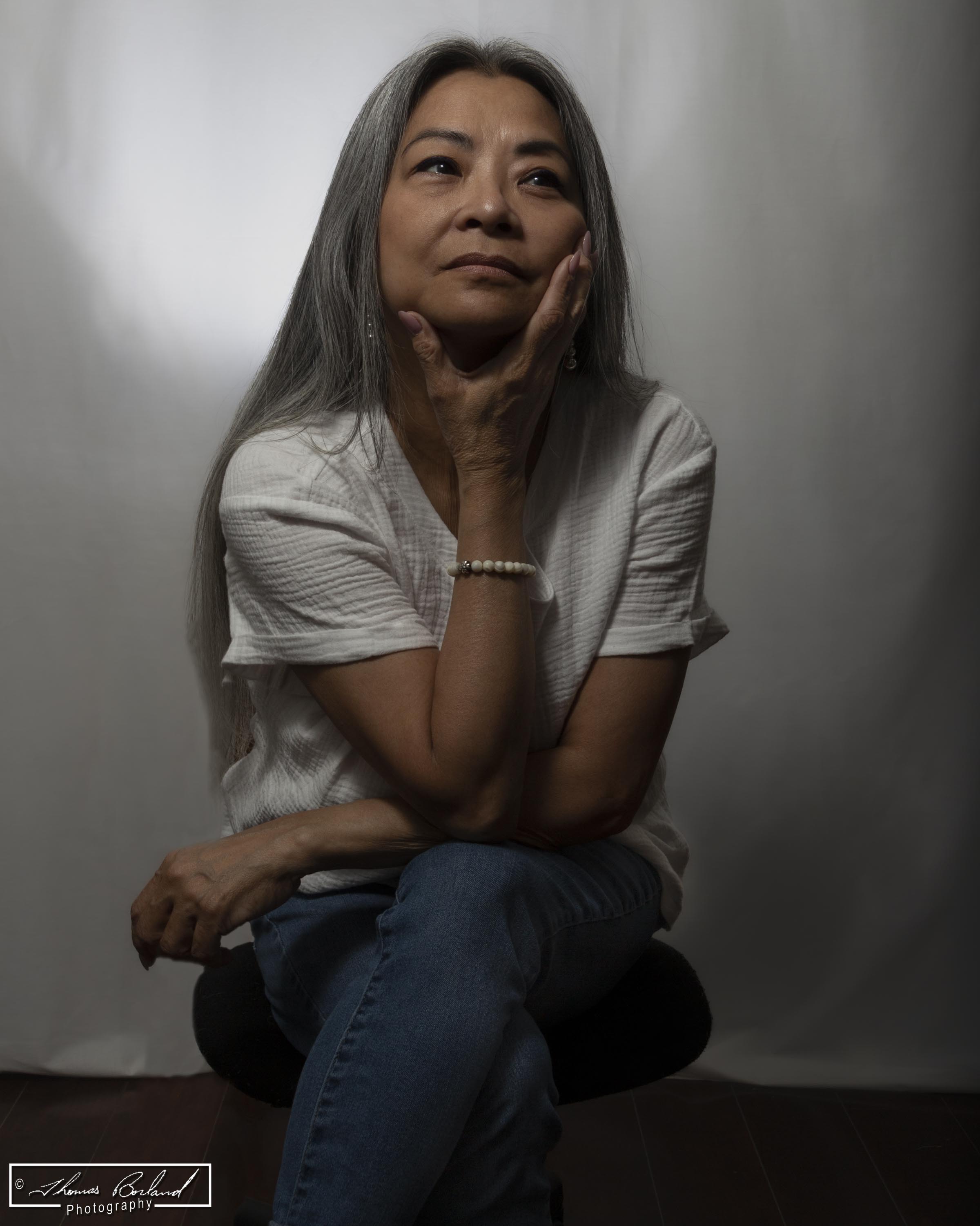 Beautiful Woman Sitting